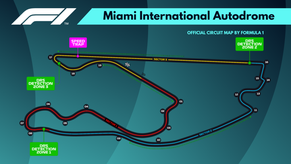 THE CIRCUIT MAP BY F1